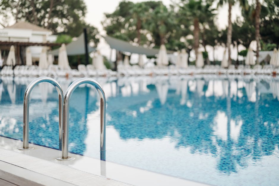 Piscina di un resort di lusso
